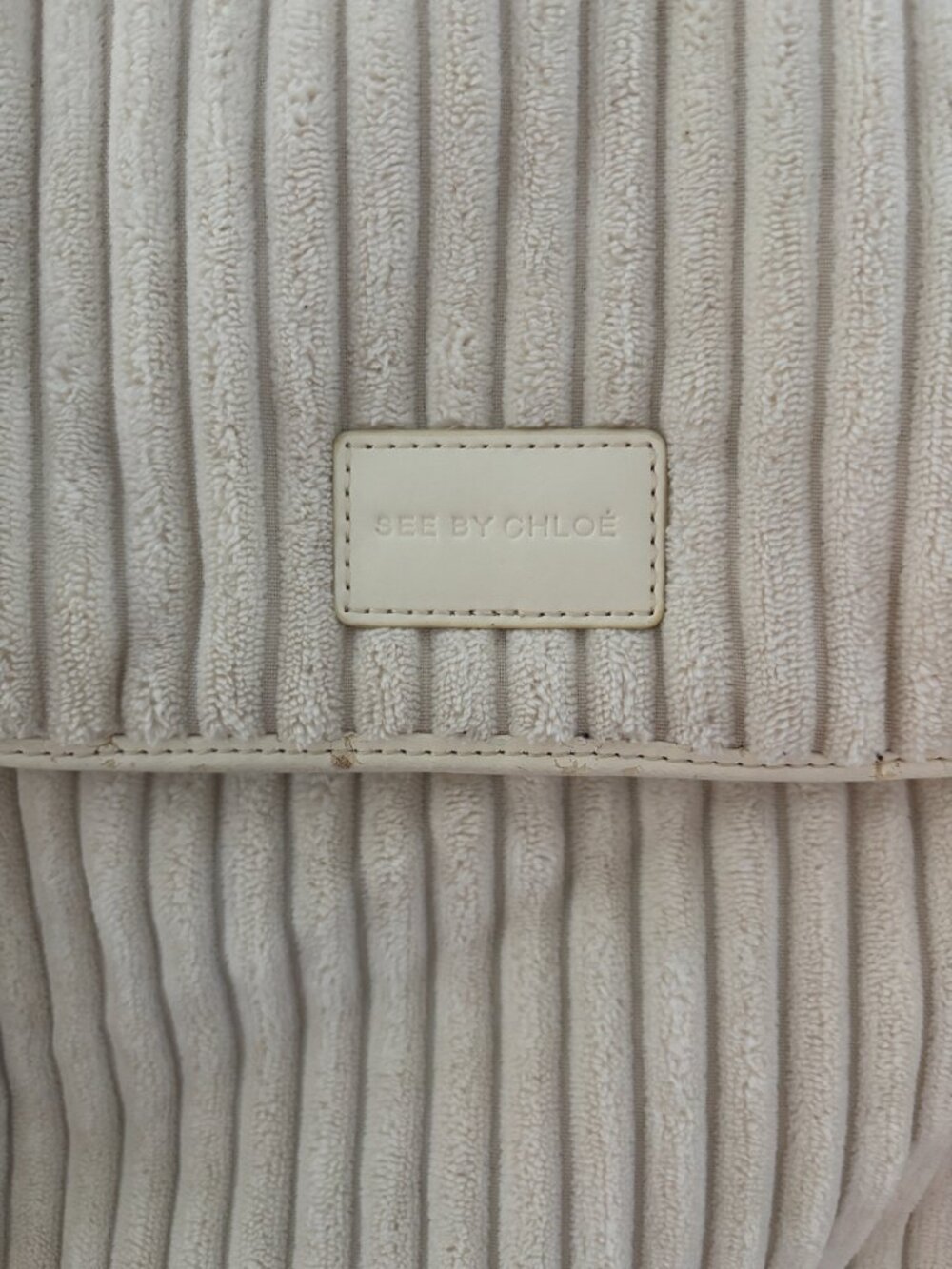 See by Chloé ivory velvety fall bag with original dust bag - Picture 2 of 12